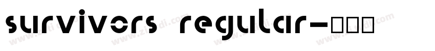 survivors regular字体转换